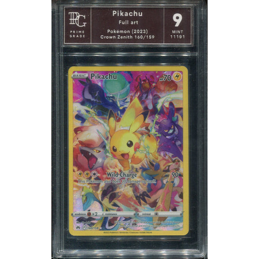Pikachu (CRZ 160) Crown Zenith - PrimeGrade 9