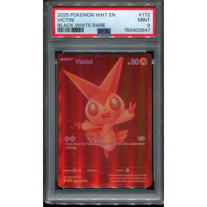Victini (WHT 172) White Flare - PSA 9