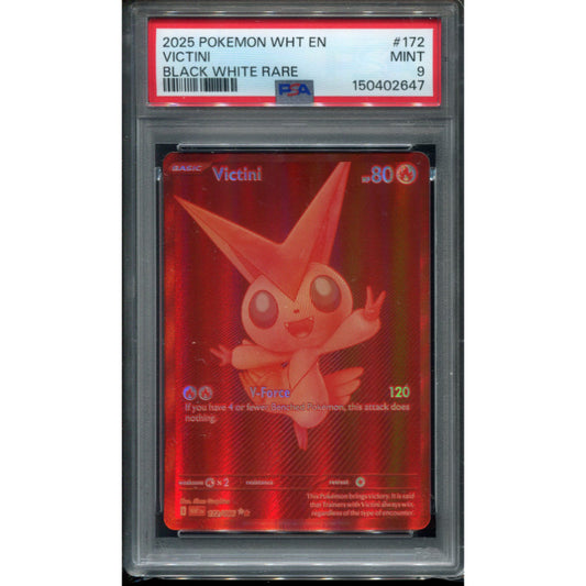 Victini (WHT 172) White Flare - PSA 9