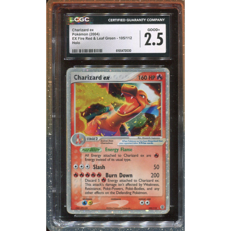 Charizard ex (FL 105) EX FireRed & LeafGreen - CGC 2.5