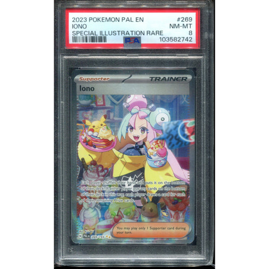 Iono (PAL 269) Paldea Evolved - PSA 8