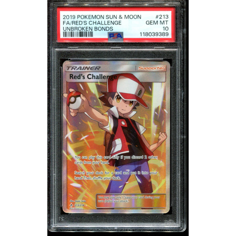 Red's Challenge (UNB 213) Unbroken Bonds - PSA 10