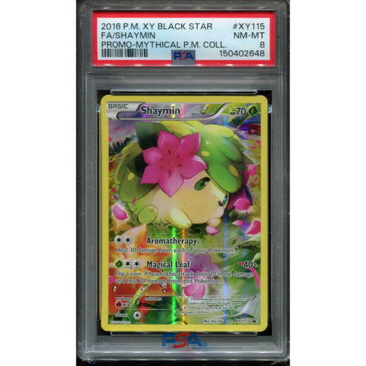 Shaymin (XYPR 115) XY Black Star Promos - PSA 8