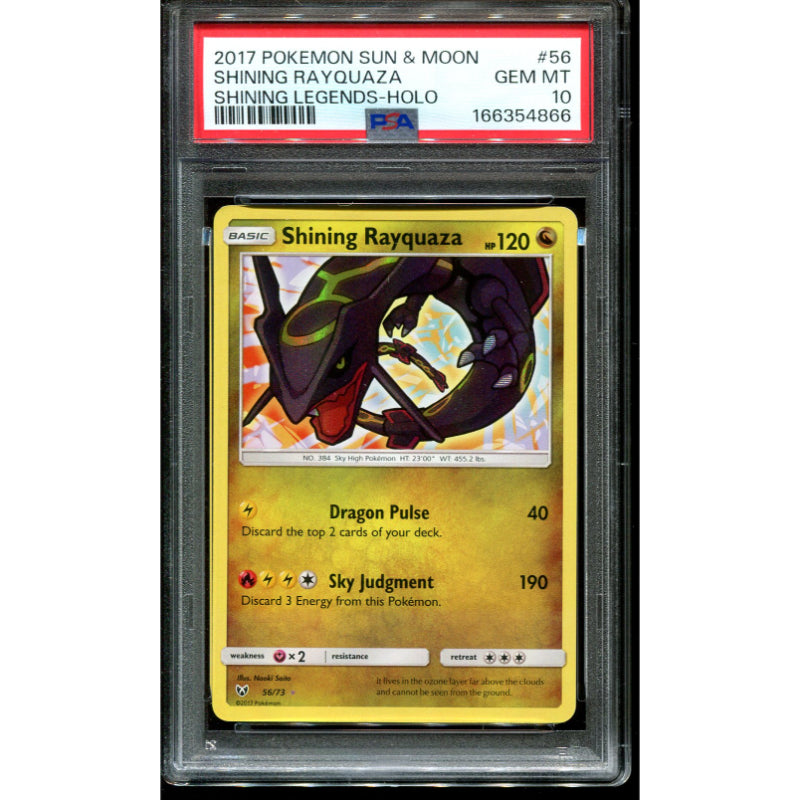 Shining Rayquaza (SLG 56) Shining Legends - PSA 10