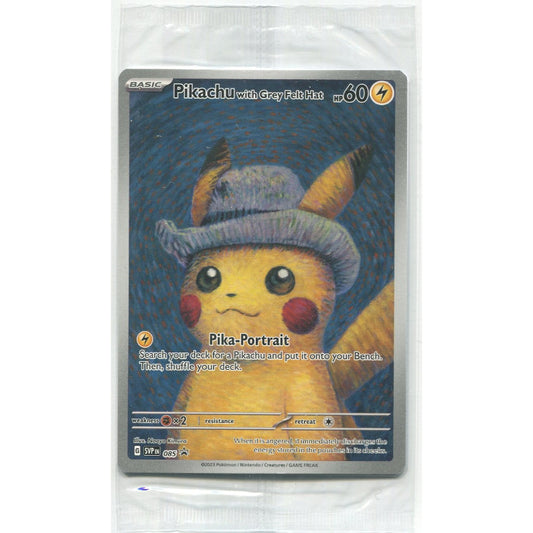 Pikachu with Grey Felt Hat (SVP 085) SV Black Star Promos (Sealed)