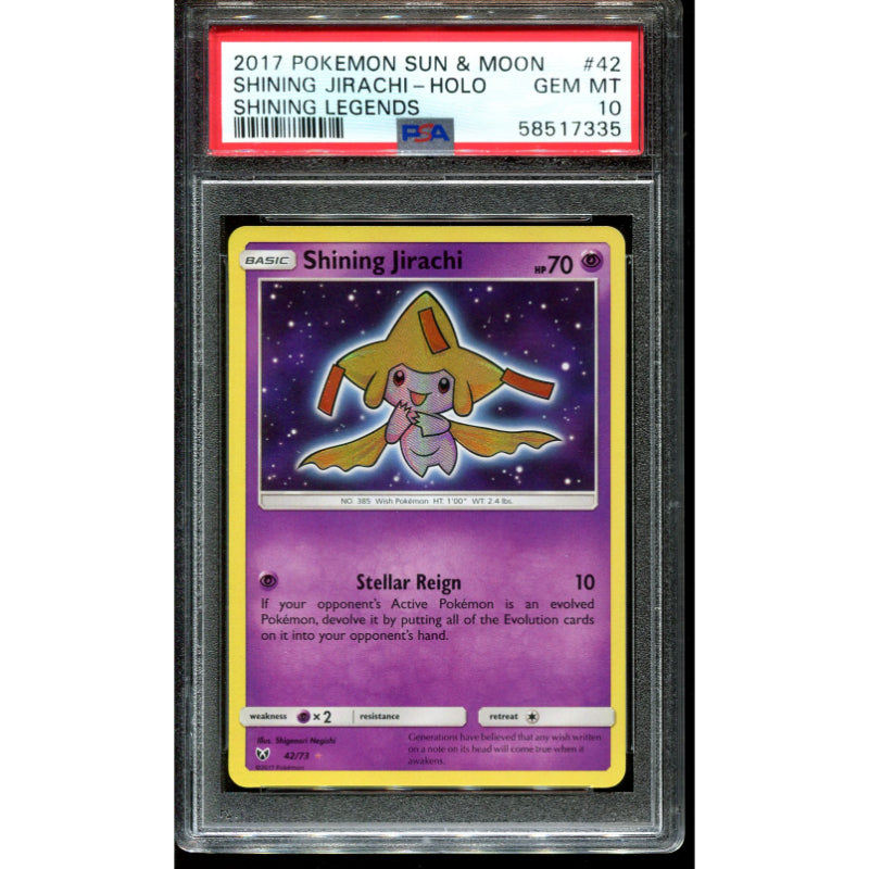 Shining Jirachi (SLG 42) Shining Legends - PSA 10