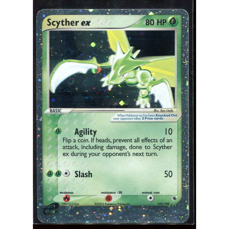 Scyther ex (RS 102) EX Ruby & Sapphire