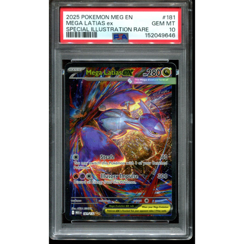 Mega Latias ex (MEG 181) Mega Evolution - PSA 10