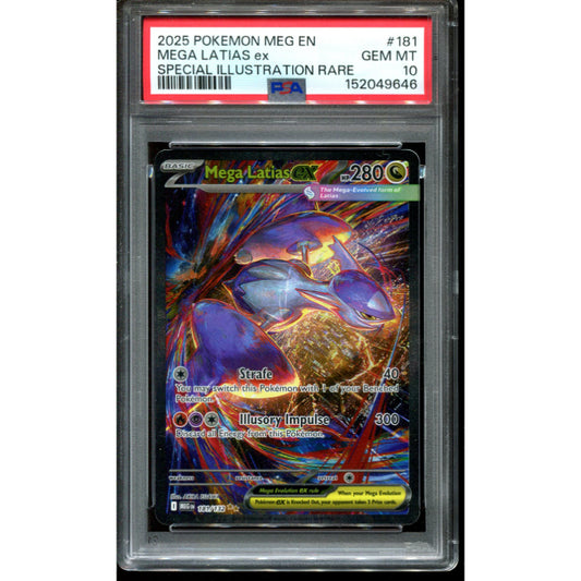 Mega Latias ex (MEG 181) Mega Evolution - PSA 10