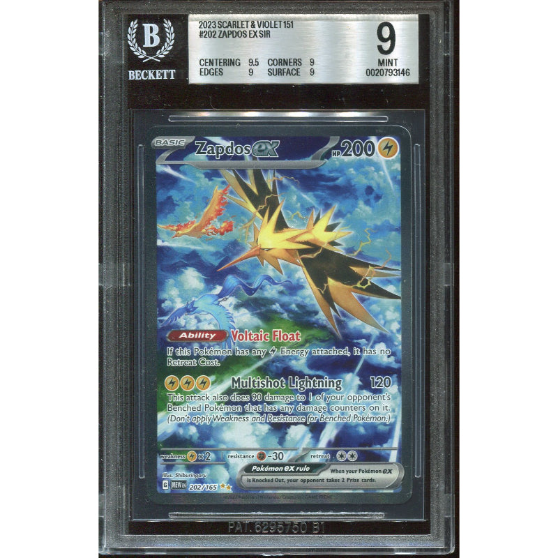 Zapdos ex (MEW 202) 151 - BGS 9