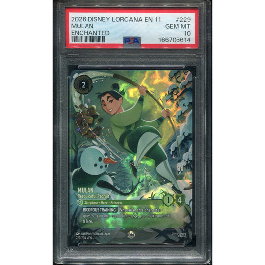 Mulan - Resourceful Recruit (V.2) Winterspell - PSA 9