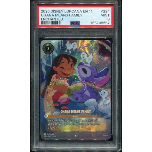 Ohana Means Family (V.2) Winterspell - PSA 9