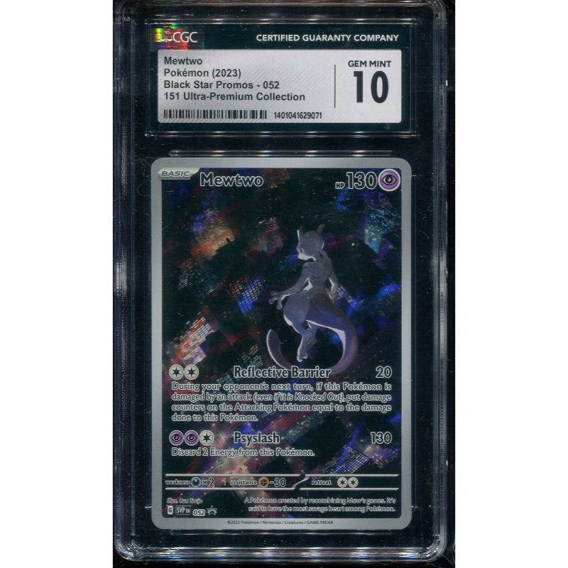 Mewtwo (SVP 052) SV Black Star Promos - CGC 10