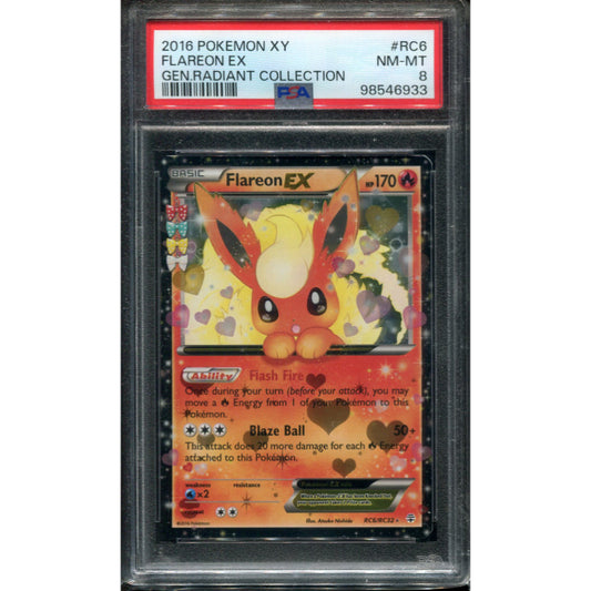 Flareon EX (GEN RC6) Generations - PSA 8
