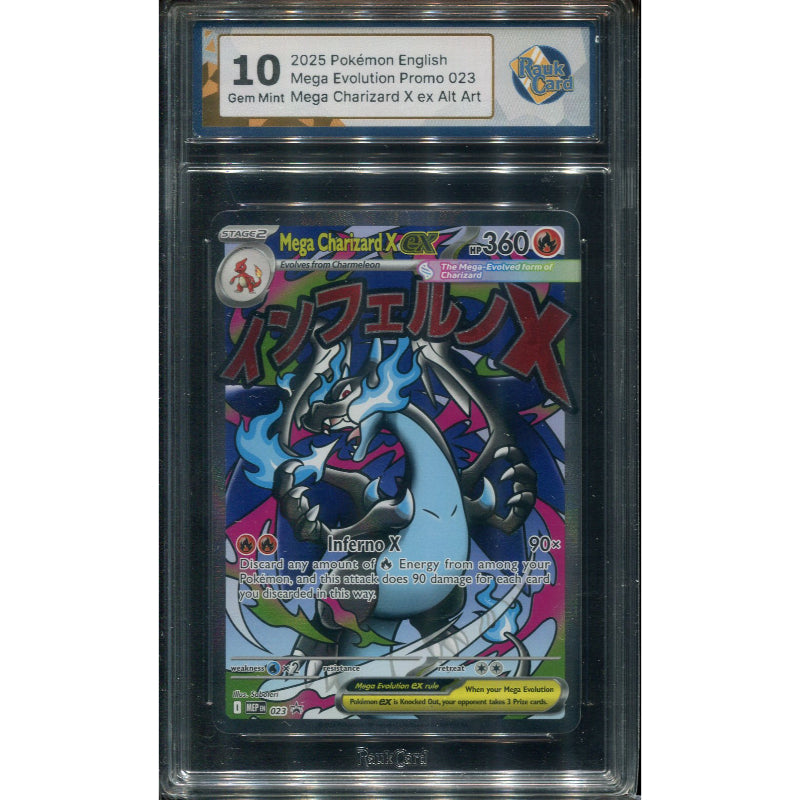 Mega Charizard X ex (MEP 023) MEP Black Star Promos - RaukCard 10