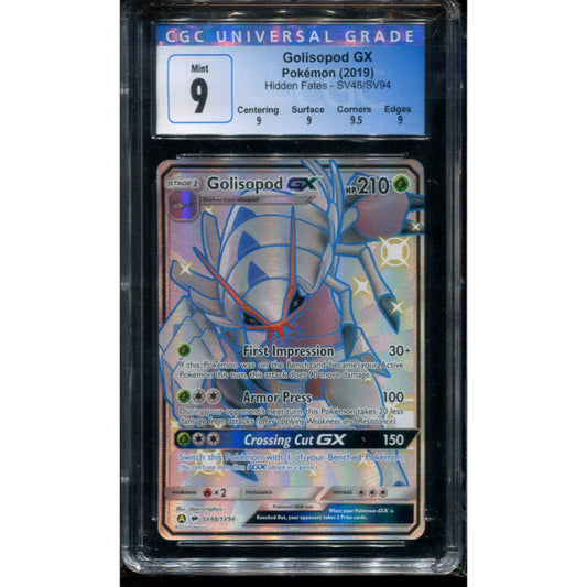 Golisopod GX (HIF SV48) Hidden Fates - CGC 9