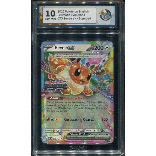 Eevee ex (xPRE 075) Prismatic Evolutions: Additionals - Stamped - RaukCard 10