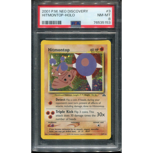 Hitmontop (NDI 3) Neo Discovery - PSA 8
