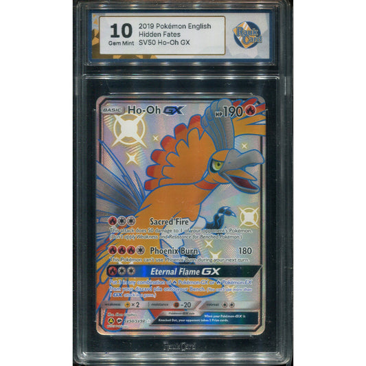 Ho-Oh GX (HIF SV50) Hidden Fates - RaukCard 10