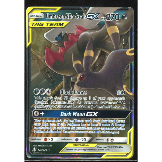 Umbreon & Darkrai GX (UNM 125) Unified Minds