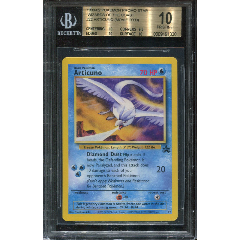 Articuno (22) Black Star promo - Becket 10