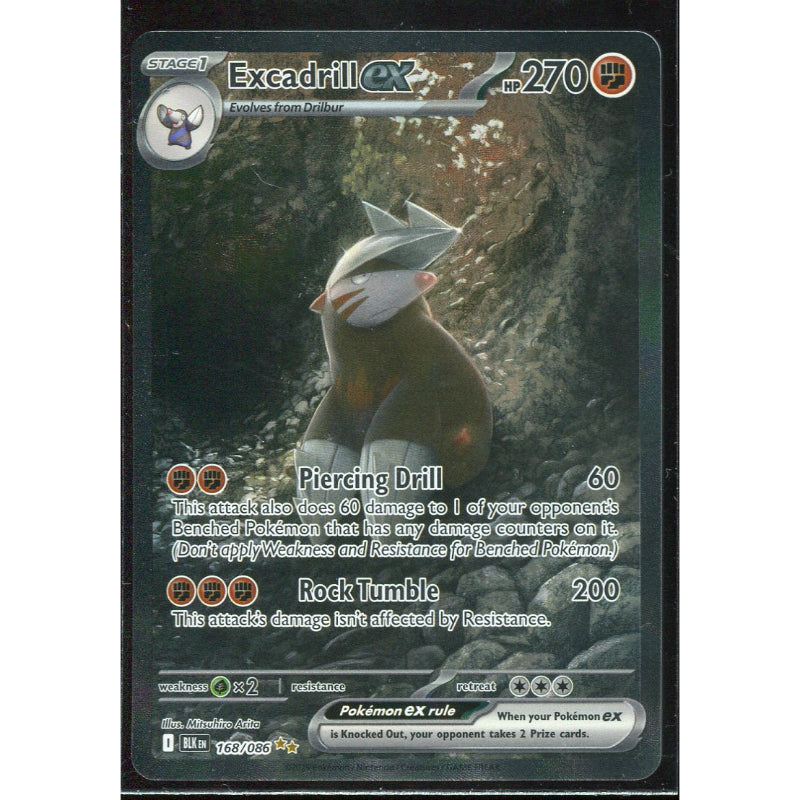 Excadrill ex (BLK 168) Black Bolt