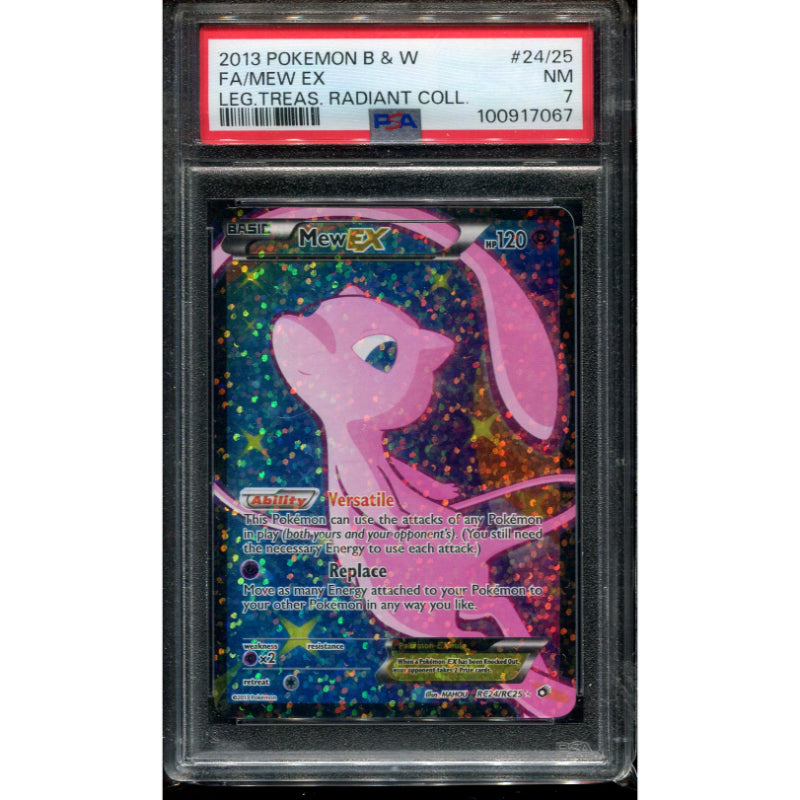 Mew (LTR RC24) Legendary Treasures - PSA 7