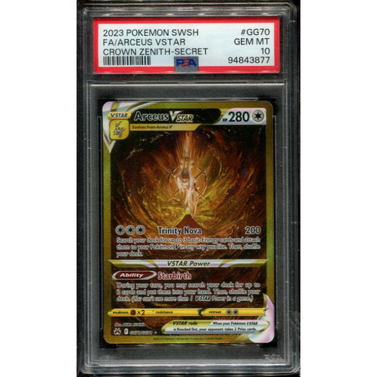 Arceus VSTAR (CRZ GG70) Crown Zenith - PSA 10