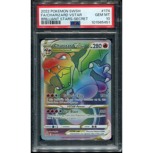 Charizard VSTAR (BRS 174) Brilliant Stars - PSA 10