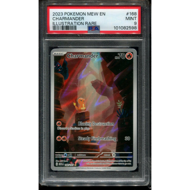 Charmander (MEW 168) 151 - PSA 9