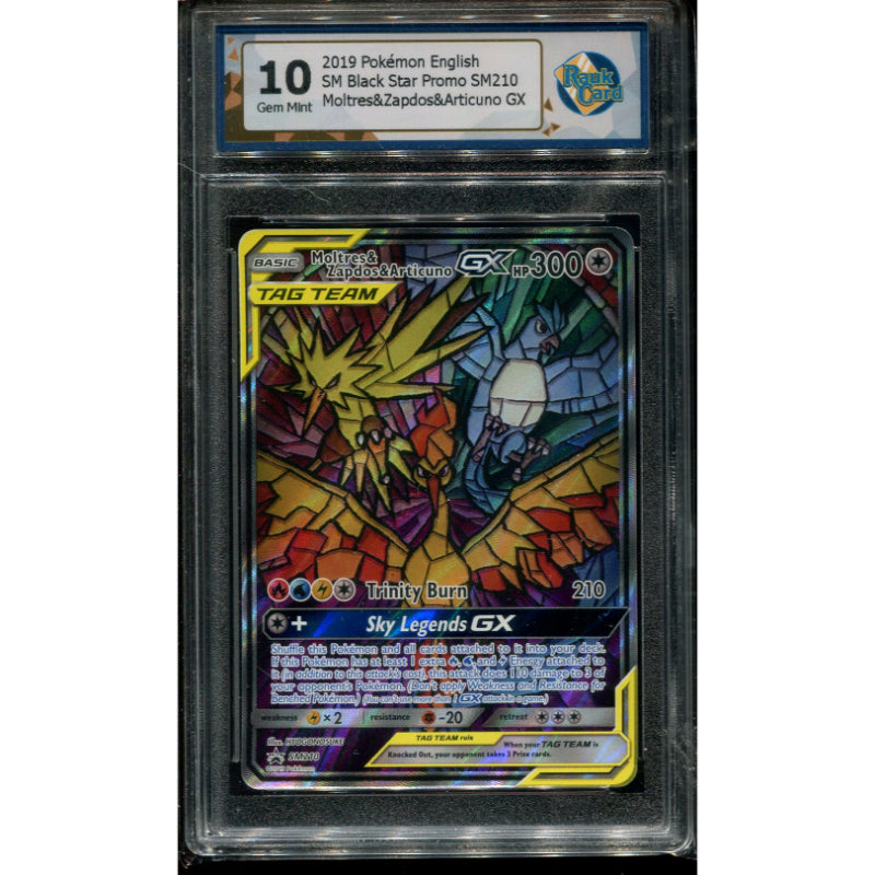 Moltres & Zapdos & Articuno GX (SM 210) SM Black Star Promos - RaukCard 10
