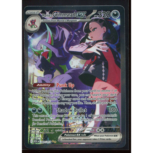 Marnie's Grimmsnarl ex (ASC 287) Ascended Heroes