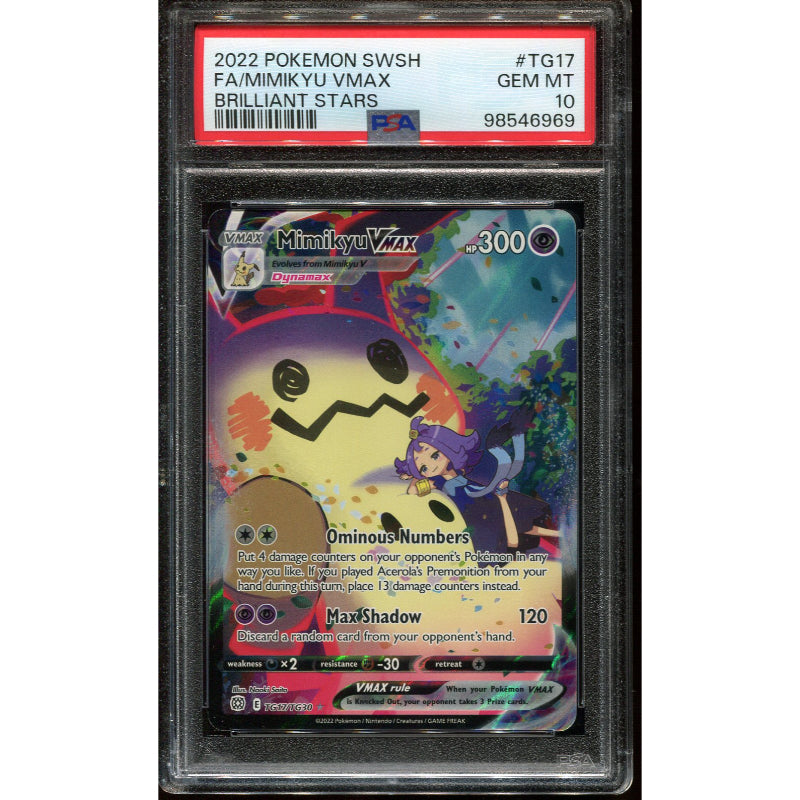 Mimikyu (BRS TG17) Brilliant Stars - PSA 10