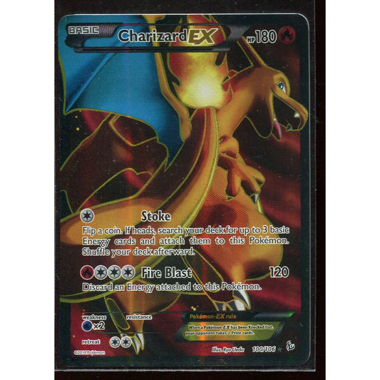 Charizard EX (FLF 100) Flashfire - Excellent