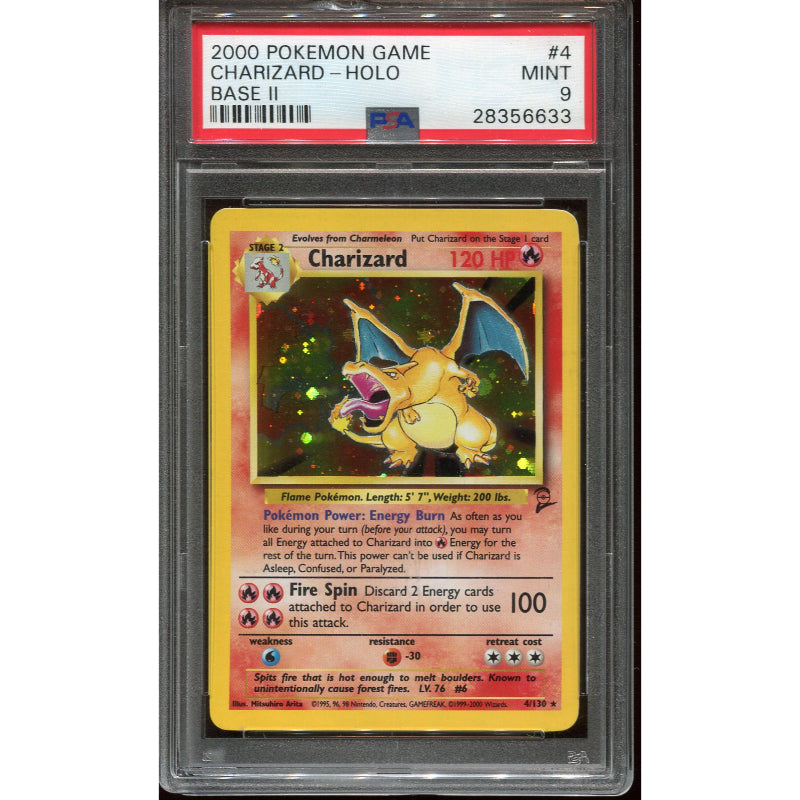 Charizard (B2 4) Base Set 2 - PSA 9