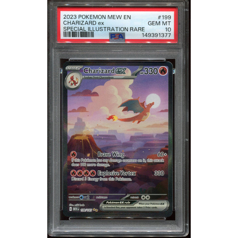 Charizard ex (MEW 199) 151 - PSA 10
