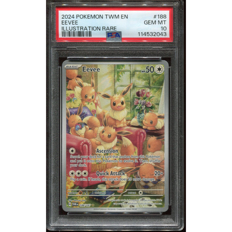 Eevee (TWM 188) Twilight Masquerade - PSA 10
