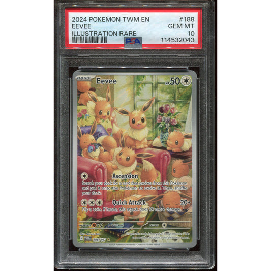 Eevee (TWM 188) Twilight Masquerade - PSA 10