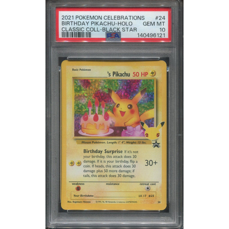 _____'s Pikachu (CEL WP 24) Celebrations - PSA 10