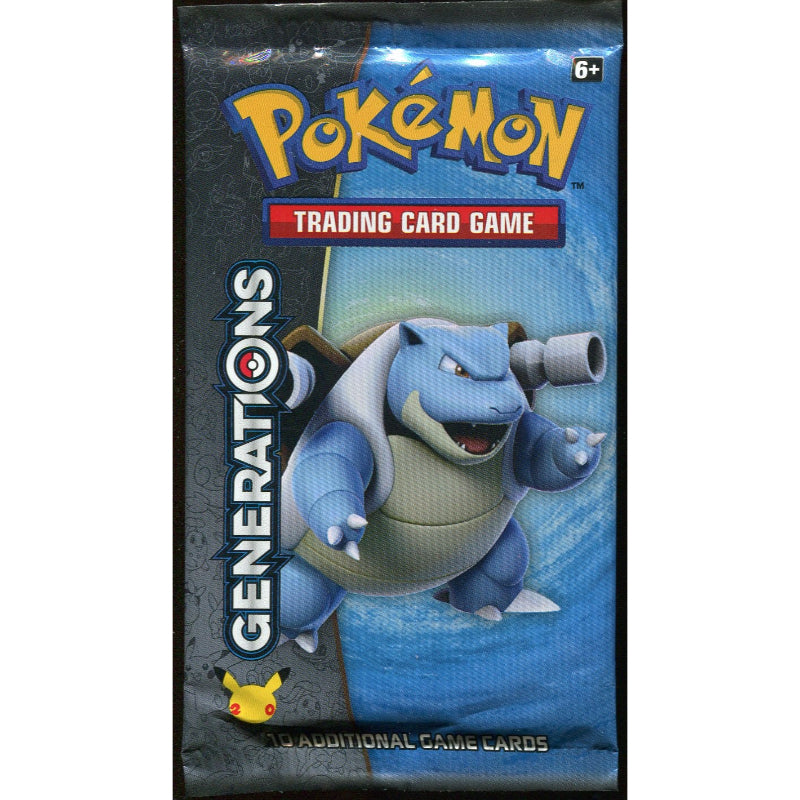 Pokémon, Generations, 1 Booster (Blastoise Artwork)