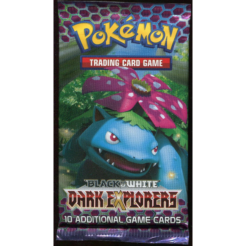Pokémon, Black & White: Dark Explorers, 1 Booster (Venusaur Artwork)