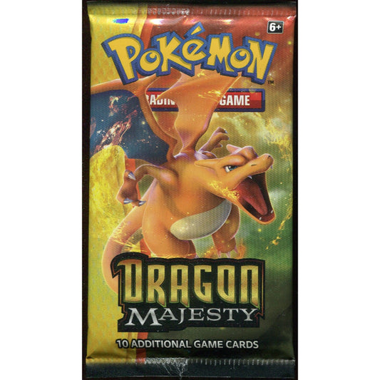 Pokémon, Dragon Majesty, 1 Booster (Charizard Artwork)