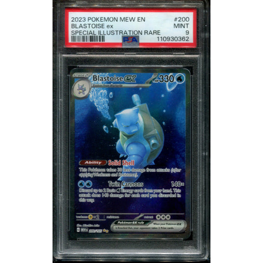 Blastoise (MEW 200) 151 - PSA 9