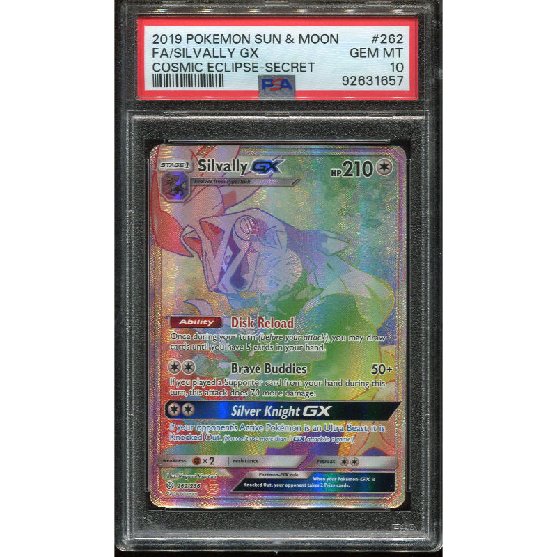 Silvally GX (CEC 262) Cosmic Eclipse - PSA 10