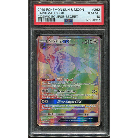 Silvally GX (CEC 262) Cosmic Eclipse - PSA 10