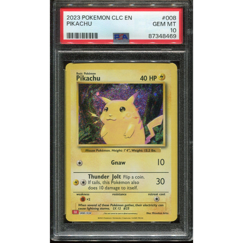 Pikachu (CLC 008) Pokémon Trading Card Game Classic: Charizard & Ho-Oh ex Deck - PSA 10