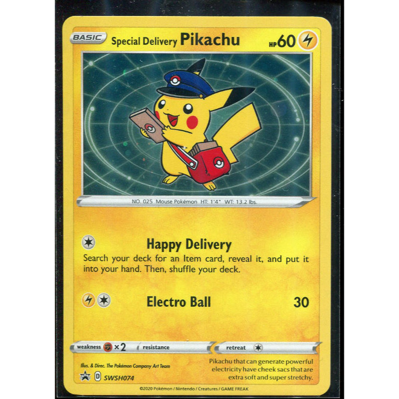 Special Delivery Pikachu (SWSH 074) SWSH Black Star Promos