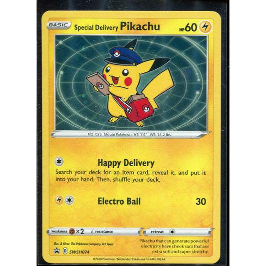 Special Delivery Pikachu (SWSH 074) SWSH Black Star Promos