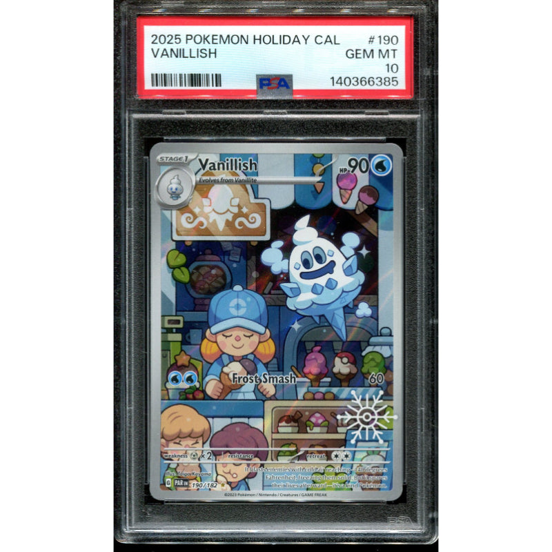 Vanillish (PAR 190) Paradox Rift - Holiday stamp - PSA 10