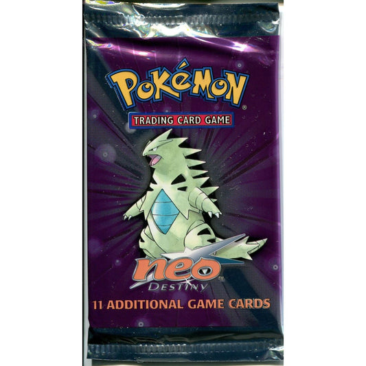 Pokémon, Neo Destiny, 1 Booster (Tyranitar Artwork)